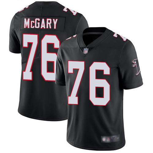 Atlanta Falcons Limited Black Men Kaleb McGary Alternate Jersey NFL Football #76 Vapor Untouchable